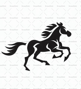 Galoppierendes Pferd